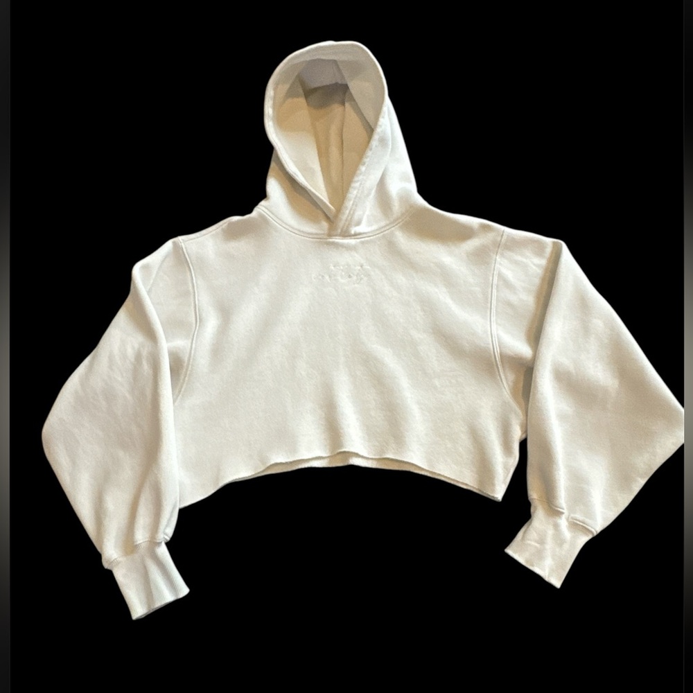 Women’s Balance Athletica Vitality Crop Hoodie Bone Washed Size - M